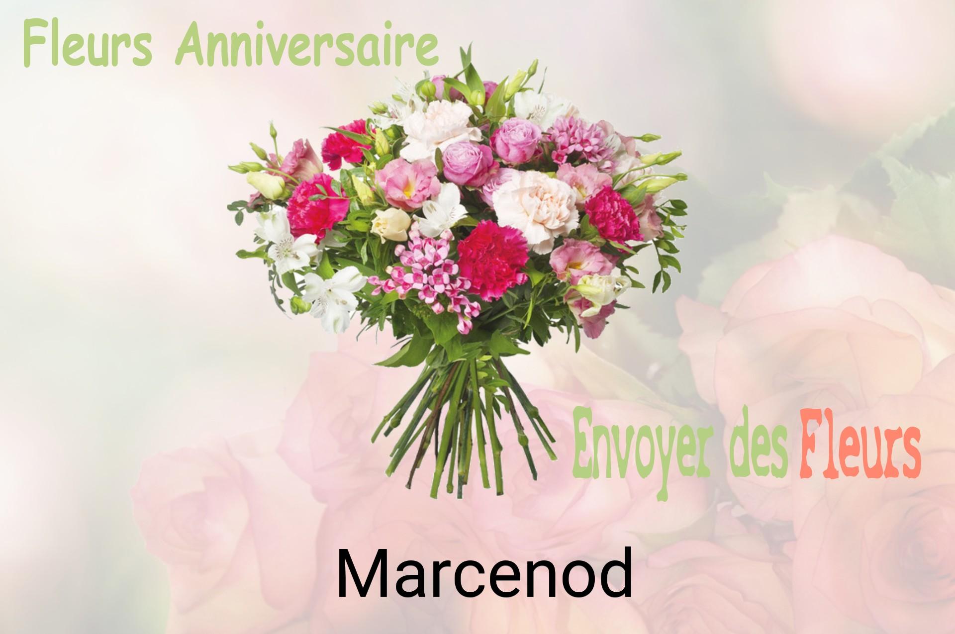 Bouquet de fleurs d’anniversaire livré à Marcenod